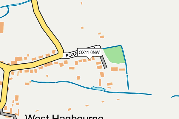 OX11 0NW map - OS OpenMap – Local (Ordnance Survey) OX11 0NW map - OS OpenMap – Local (Ordnance Survey)