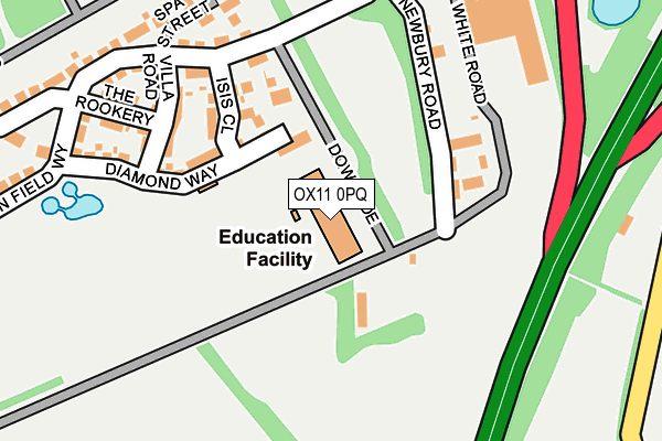 OX11 0PQ map - OS OpenMap – Local (Ordnance Survey) OX11 0PQ map - OS OpenMap – Local (Ordnance Survey)