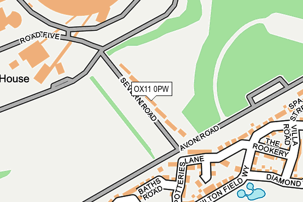 OX11 0PW map - OS OpenMap – Local (Ordnance Survey) OX11 0PW map - OS OpenMap – Local (Ordnance Survey)