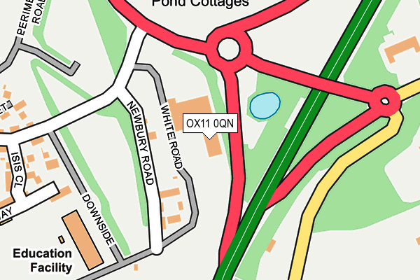 OX11 0QN map - OS OpenMap – Local (Ordnance Survey) OX11 0QN map - OS OpenMap – Local (Ordnance Survey)