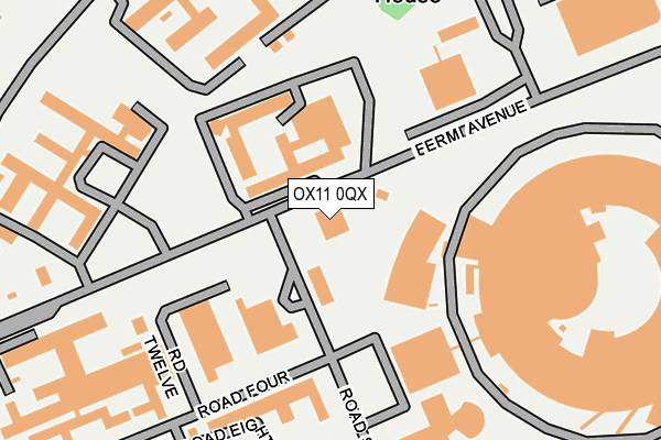 OX11 0QX map - OS OpenMap – Local (Ordnance Survey) OX11 0QX map - OS OpenMap – Local (Ordnance Survey)