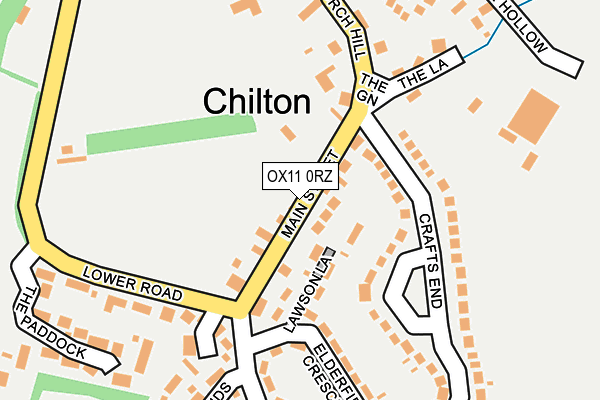 OX11 0RZ map - OS OpenMap – Local (Ordnance Survey) OX11 0RZ map - OS OpenMap – Local (Ordnance Survey)