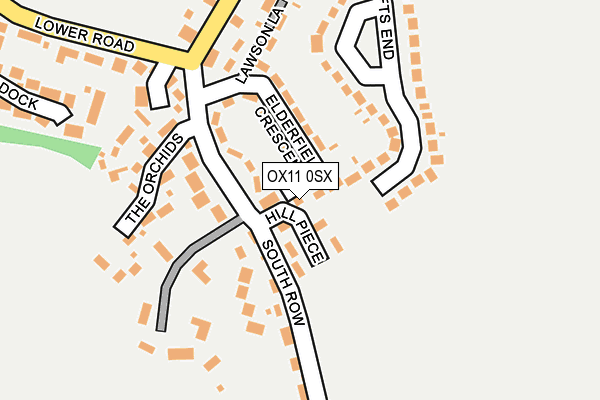 OX11 0SX map - OS OpenMap – Local (Ordnance Survey) OX11 0SX map - OS OpenMap – Local (Ordnance Survey)