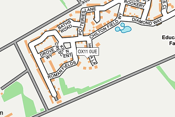 OX11 0UE map - OS OpenMap – Local (Ordnance Survey) OX11 0UE map - OS OpenMap – Local (Ordnance Survey)