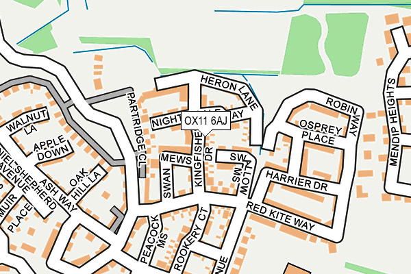 OX11 6AJ map - OS OpenMap – Local (Ordnance Survey) OX11 6AJ map - OS OpenMap – Local (Ordnance Survey)
