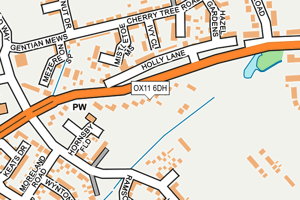OX11 6DH map - OS OpenMap – Local (Ordnance Survey) OX11 6DH map - OS OpenMap – Local (Ordnance Survey)