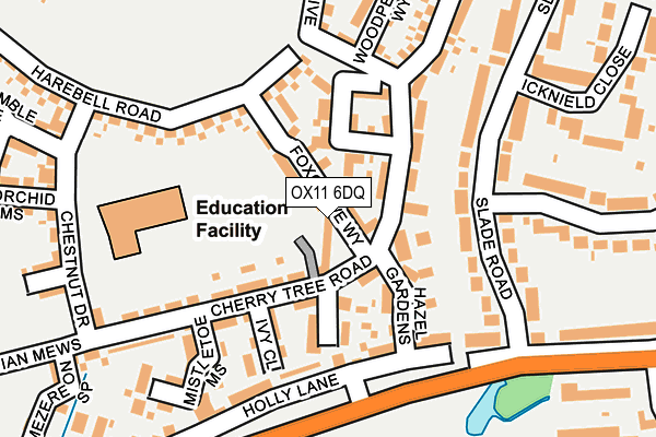 OX11 6DQ map - OS OpenMap – Local (Ordnance Survey) OX11 6DQ map - OS OpenMap – Local (Ordnance Survey)