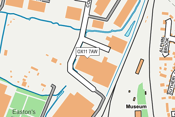 OX11 7AW map - OS OpenMap – Local (Ordnance Survey) OX11 7AW map - OS OpenMap – Local (Ordnance Survey)