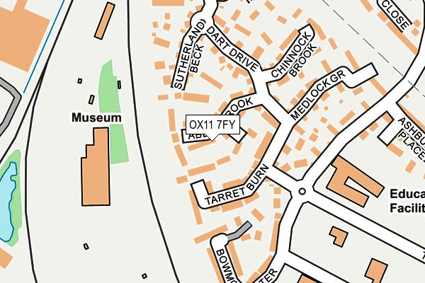 OX11 7FY map - OS OpenMap – Local (Ordnance Survey) OX11 7FY map - OS OpenMap – Local (Ordnance Survey)