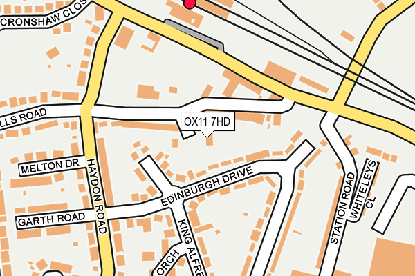 OX11 7HD map - OS OpenMap – Local (Ordnance Survey) OX11 7HD map - OS OpenMap – Local (Ordnance Survey)