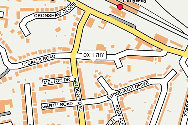 OX11 7HY map - OS OpenMap – Local (Ordnance Survey) OX11 7HY map - OS OpenMap – Local (Ordnance Survey)