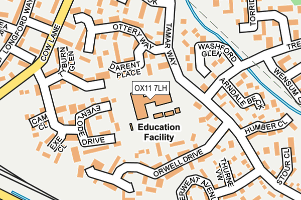 OX11 7LH map - OS OpenMap – Local (Ordnance Survey) OX11 7LH map - OS OpenMap – Local (Ordnance Survey)