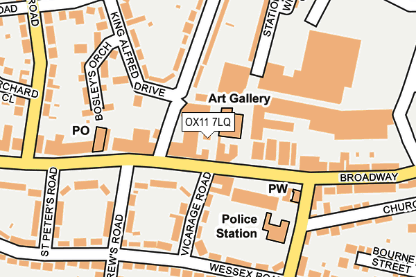 OX11 7LQ map - OS OpenMap – Local (Ordnance Survey) OX11 7LQ map - OS OpenMap – Local (Ordnance Survey)