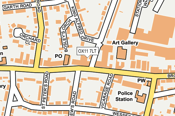 OX11 7LT map - OS OpenMap – Local (Ordnance Survey) OX11 7LT map - OS OpenMap – Local (Ordnance Survey)