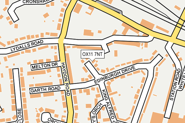 OX11 7NT map - OS OpenMap – Local (Ordnance Survey) OX11 7NT map - OS OpenMap – Local (Ordnance Survey)
