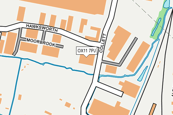 OX11 7PJ map - OS OpenMap – Local (Ordnance Survey) OX11 7PJ map - OS OpenMap – Local (Ordnance Survey)