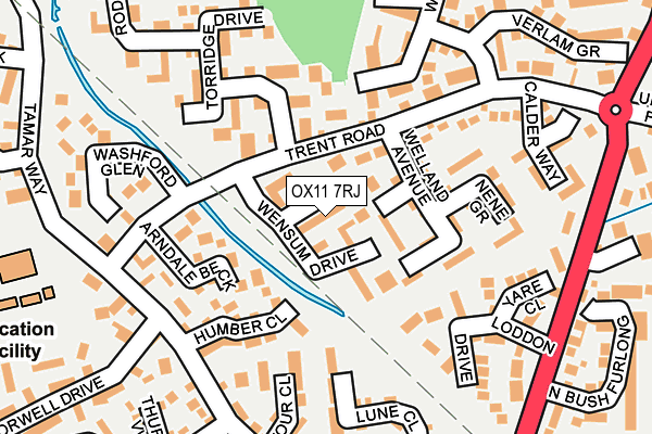 OX11 7RJ map - OS OpenMap – Local (Ordnance Survey) OX11 7RJ map - OS OpenMap – Local (Ordnance Survey)