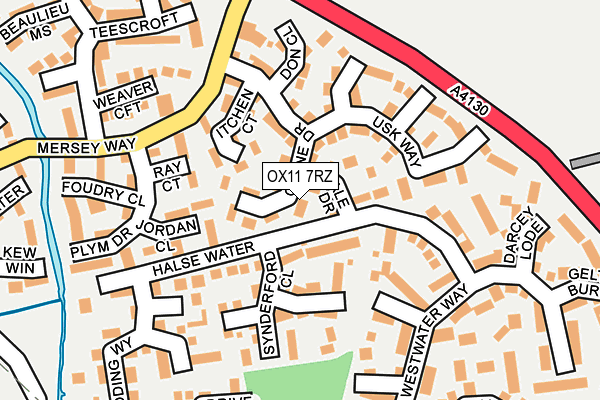 OX11 7RZ map - OS OpenMap – Local (Ordnance Survey) OX11 7RZ map - OS OpenMap – Local (Ordnance Survey)