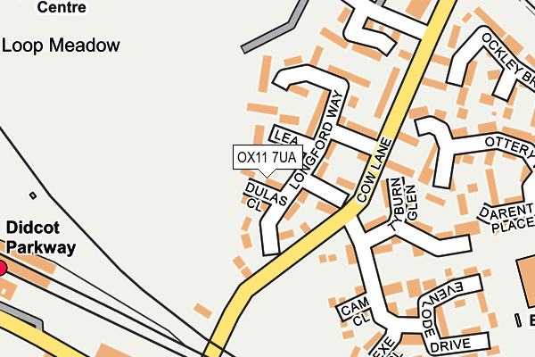 OX11 7UA map - OS OpenMap – Local (Ordnance Survey) OX11 7UA map - OS OpenMap – Local (Ordnance Survey)