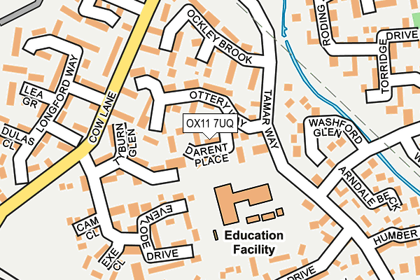 OX11 7UQ map - OS OpenMap – Local (Ordnance Survey) OX11 7UQ map - OS OpenMap – Local (Ordnance Survey)