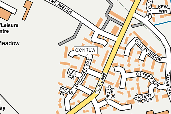 OX11 7UW map - OS OpenMap – Local (Ordnance Survey) OX11 7UW map - OS OpenMap – Local (Ordnance Survey)