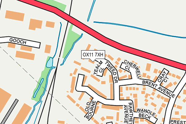 OX11 7XH map - OS OpenMap – Local (Ordnance Survey) OX11 7XH map - OS OpenMap – Local (Ordnance Survey)