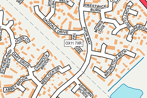 OX11 7XR map - OS OpenMap – Local (Ordnance Survey) OX11 7XR map - OS OpenMap – Local (Ordnance Survey)