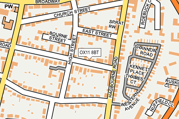 OX11 8BT map - OS OpenMap – Local (Ordnance Survey) OX11 8BT map - OS OpenMap – Local (Ordnance Survey)