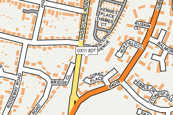 OX11 8DT map - OS OpenMap – Local (Ordnance Survey) OX11 8DT map - OS OpenMap – Local (Ordnance Survey)