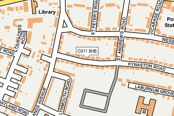 OX11 8HB map - OS OpenMap – Local (Ordnance Survey) OX11 8HB map - OS OpenMap – Local (Ordnance Survey)