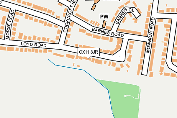 OX11 8JR map - OS OpenMap – Local (Ordnance Survey) OX11 8JR map - OS OpenMap – Local (Ordnance Survey)