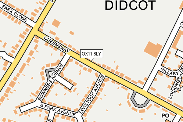 OX11 8LY map - OS OpenMap – Local (Ordnance Survey) OX11 8LY map - OS OpenMap – Local (Ordnance Survey)