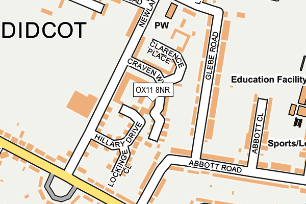 OX11 8NR map - OS OpenMap – Local (Ordnance Survey) OX11 8NR map - OS OpenMap – Local (Ordnance Survey)