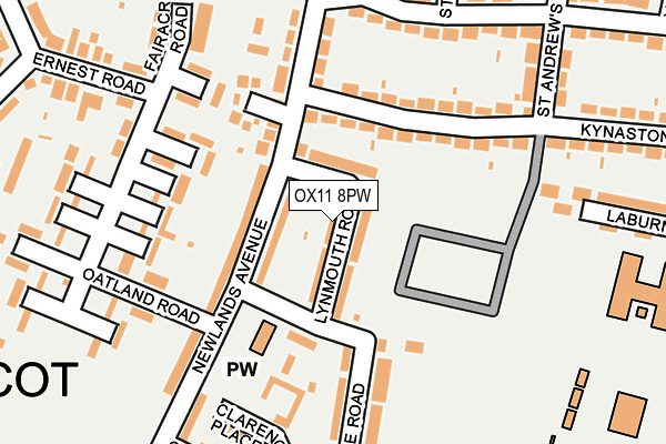 OX11 8PW map - OS OpenMap – Local (Ordnance Survey) OX11 8PW map - OS OpenMap – Local (Ordnance Survey)
