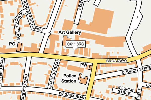 OX11 8RG map - OS OpenMap – Local (Ordnance Survey) OX11 8RG map - OS OpenMap – Local (Ordnance Survey)
