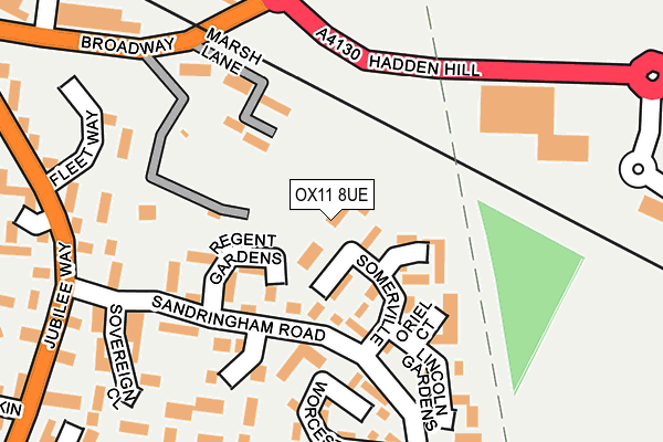 OX11 8UE map - OS OpenMap – Local (Ordnance Survey) OX11 8UE map - OS OpenMap – Local (Ordnance Survey)
