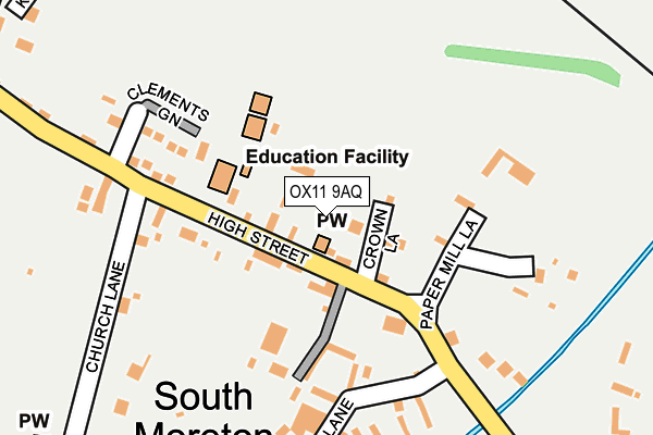 OX11 9AQ map - OS OpenMap – Local (Ordnance Survey)