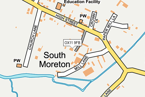 OX11 9FB map - OS OpenMap – Local (Ordnance Survey) OX11 9FB map - OS OpenMap – Local (Ordnance Survey)