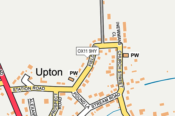 OX11 9HY map - OS OpenMap – Local (Ordnance Survey) OX11 9HY map - OS OpenMap – Local (Ordnance Survey)