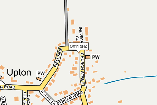 OX11 9HZ map - OS OpenMap – Local (Ordnance Survey)