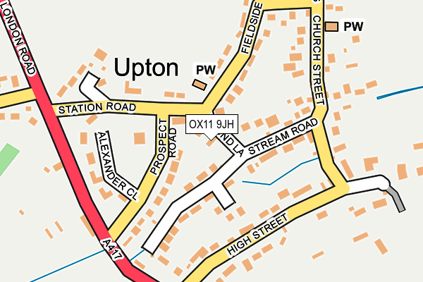 OX11 9JH map - OS OpenMap – Local (Ordnance Survey) OX11 9JH map - OS OpenMap – Local (Ordnance Survey)