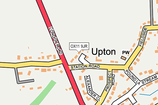 OX11 9JR map - OS OpenMap – Local (Ordnance Survey) OX11 9JR map - OS OpenMap – Local (Ordnance Survey)