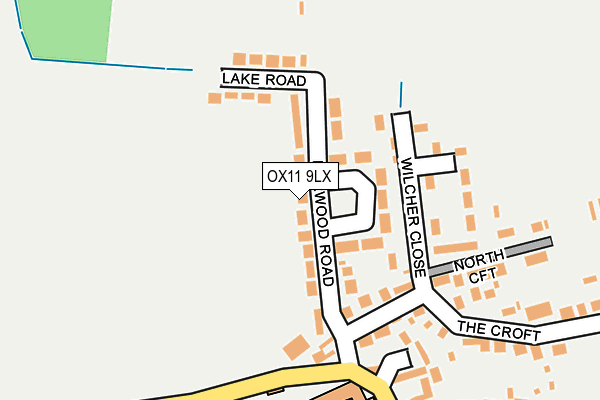 OX11 9LX map - OS OpenMap – Local (Ordnance Survey) OX11 9LX map - OS OpenMap – Local (Ordnance Survey)