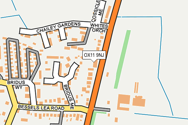 OX11 9NJ map - OS OpenMap – Local (Ordnance Survey) OX11 9NJ map - OS OpenMap – Local (Ordnance Survey)