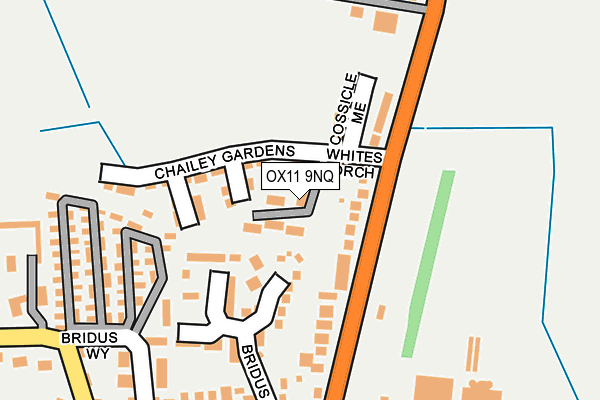 OX11 9NQ map - OS OpenMap – Local (Ordnance Survey)