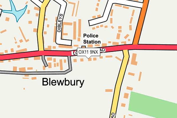 OX11 9NX map - OS OpenMap – Local (Ordnance Survey) OX11 9NX map - OS OpenMap – Local (Ordnance Survey)