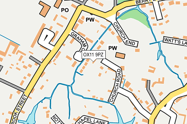 OX11 9PZ map - OS OpenMap – Local (Ordnance Survey) OX11 9PZ map - OS OpenMap – Local (Ordnance Survey)