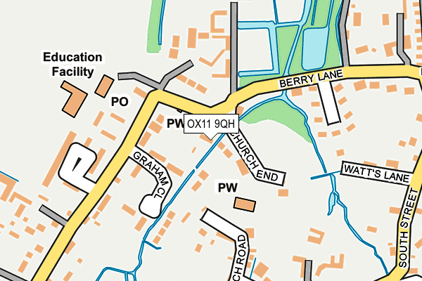 OX11 9QH map - OS OpenMap – Local (Ordnance Survey) OX11 9QH map - OS OpenMap – Local (Ordnance Survey)