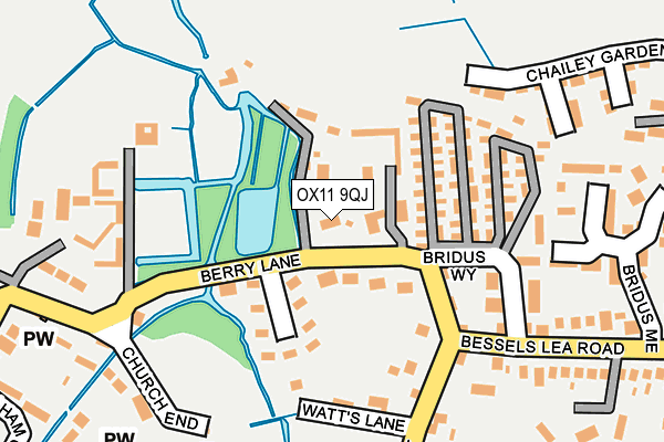 OX11 9QJ map - OS OpenMap – Local (Ordnance Survey) OX11 9QJ map - OS OpenMap – Local (Ordnance Survey)
