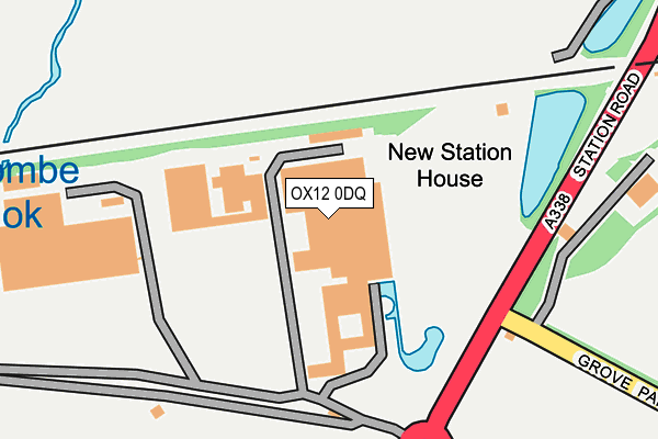 OX12 0DQ map - OS OpenMap – Local (Ordnance Survey) OX12 0DQ map - OS OpenMap – Local (Ordnance Survey)